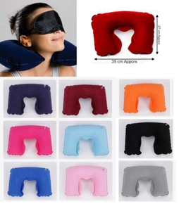 Super Soft Travel Neck Pillow Support U Shaped Head Rest Cushion Car Plane Sleep - Picture 1 of 23