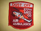 Vietnam War US 377th Medical Company DUST OFF AIR AMBULANCE Patch