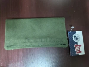 Lure Locker Duluth Pack Olive Drab Dark Green 8"x3.75" Rugged Canva Made in USA - Picture 1 of 3