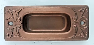 Vintage Antique Art Deco Recessed Pocket Door Pull Window Sash Lift - Picture 1 of 5