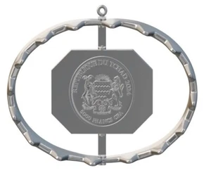 2024 5000CFA Chad - TRAPPOLA PER ORSI - 1 oz 999 moneta d'argento con scatola e COA - Foto 1 di 6