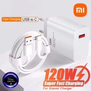 120W Schnell Ladegerät Netzteil 1M USB-C Kabel für Xiaomi 14T 13 Pro 12T Pro 14 - Zdjęcie 1 z 16