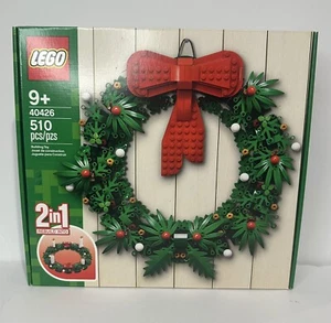Lego Christmas Wreath 2 in 1 Set - 40426 NEW in BOX - Picture 1 of 6