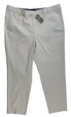 J Jill Wearever Redefined Trouser Ankle Pants Pockets Career Oatmeal Sz 20W NWT - Image 1 of 4
