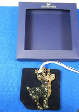Swarovski Crystal Pixel Baby Reindeer Figurine Ornament with Box