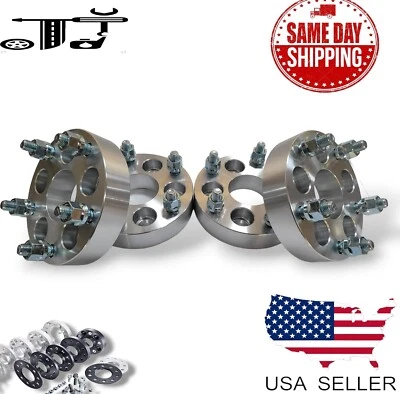 Adaptador espaciador de rueda CB de 4 piezas de 1" de grosor 5x100 57,1 mm para modelo Chevy Dodge Pontiac Foto 1 de 4