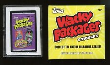 2021 Topps Wacky Packages Monthly Series Stickers MARCH 21-Card Set + Empty box