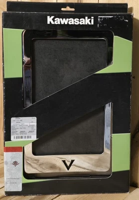 Cubierta de radiador cromada clásica Kawasaki Vulcan 900 VN900 2006-2024 K53020-380 NUEVA Foto 1 de 4