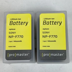 Promaster 5199 LI-ION Battery for Sony  NP-F770, 7.4V 4400MAH/32.5SWH - Picture 1 of 6