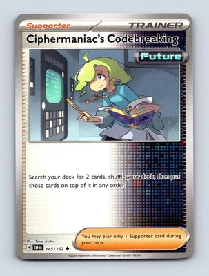 (2x PlaySet) - Ciphermaniac's Codebreaking SV05: Temporal Forces 145/162 NM/LP - Image 1 of 2