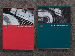 Harley Davidson CVO Softail Deluxe 2014 FLSTNSE taller servicio manual de reparación conjunto - Imagen 1 de 8