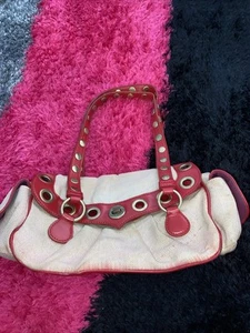 Moschino Cheap And Chic Studded Shoulder Saddle Bag Y2K Purse Festival Club Soho - Picture 1 of 13