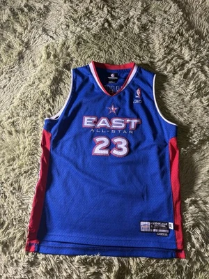 Camiseta de baloncesto vintage Reebok NBA All Star Game 2005 LeBron James XL para mujer Foto 1 de 4