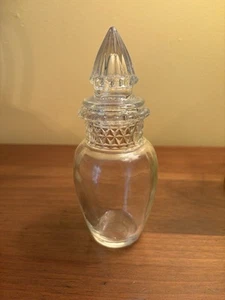 Vintage HTF 7” Tiffin Dakota Glass Apothecary Bullet Lid Candy Jar - Picture 1 of 4