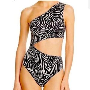 NWT Beach Riot Animal Print One Piece Swimsuit Size Medium - Picture 1 of 4