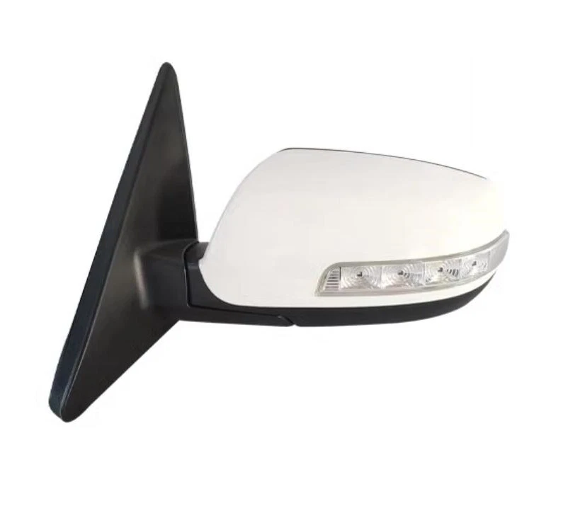 Conjunto de espejo retrovisor lateral izquierdo blanco 9 pines para Kia Sorento XM SUV 2009-2014 Foto 1 de 3