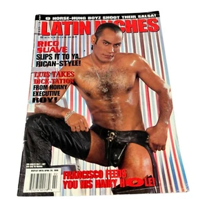 April 1998 Band 1 Ausgabe 2 Latin Inches Magazin Gay Interest Vintage Akt Rico Sauve - Bild 1 von 2