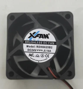 XFAN RDH6025B2 DC24V 0.14A 6CM 6025 Inverter Cooling Fan #amkp - Picture 1 of 2