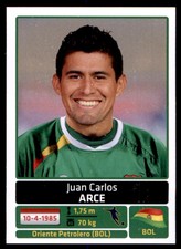 Panini Copa America Argentina 2011 - Juan Carlos Arce Bolivia No. 107