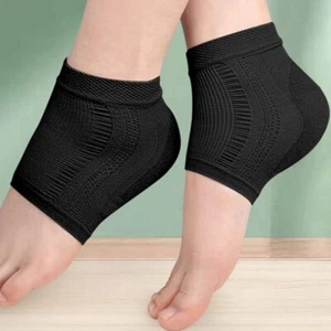 Funda protectora de talón de silicona 2 piezas almohadillas de gel para talón tazas para talón soporte plantar - Imagen 1 de 15