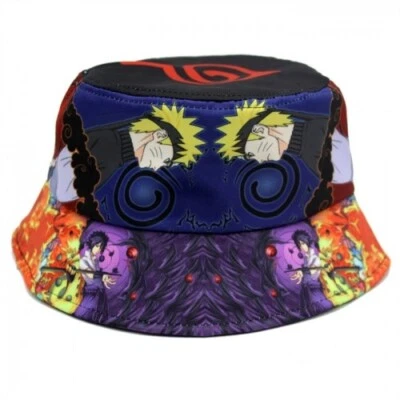 Naruto Bucket Hat Headwear Beach Shinobi Anime Cartoon Gaming AUS - image 1 of 3