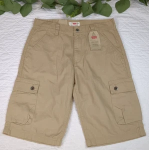 NWT Levi's Cargo Shorts Womens Size 16 Reg 28In Khaki Cargo - Picture 1 of 7