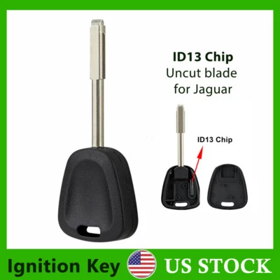 Llave de coche astillada transpondedor de reemplazo para Jaguar XJR XKR XK8 con chip ID13 Foto 1 de 4