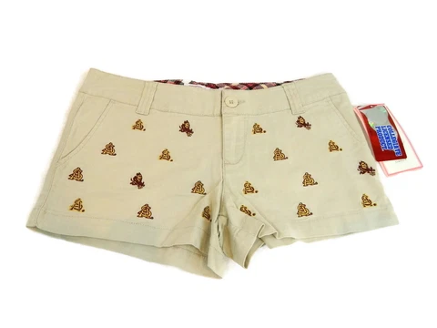 ASU Arizona State University Sun Devils Khaki Shorts Junior Size 7 Brand NEW! Cover