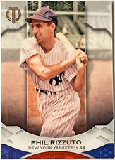 2019 TOPPS TRIBUTE #14 PHIL RIZZUTO *HALL OF FAME* NEW YORK YANKEES