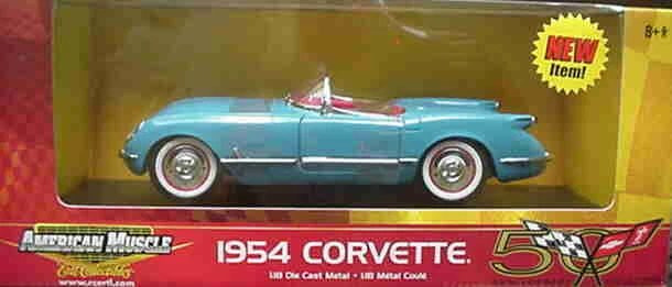 Corvette 1954 banderín azul 1:18 Ertl American Muscle 33178 Foto 1 de 1