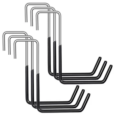 6 Pack Large Rafter Hanger S Garage Hooks Bike Storage System Holder Organizer - Image 1 of 4