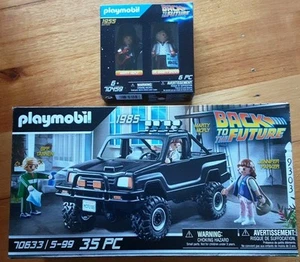 Playmobil Back To The Future Ford 1985 Pickup Truck 1955 Marty & Doc Brown 70633 - Picture 1 of 14