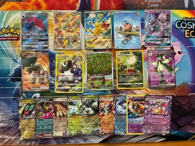 Pokemon Card Lot Full Art Alt Art Fire Pikachu Mewtwo Slowking - Image 1 of 2