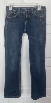 Pantalones de mezclilla Miss Me Stonewood Boot para mujer talla 27x32 JP5005-6L flor bolsillo tachonado Foto 1 de 4