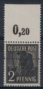 GERMANIA (OCC. ANGLO-AMERICANA-SOVIETICA) 1947 Varietà 2p Lavoratori MNH** - Picture 1 of 1