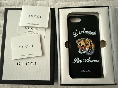全新带盒 正品 GUCCI 限量版 SUPREME L'AVEUGLE PAR AMOUR iPhone 7 保护壳 — 第 1/4 张图片