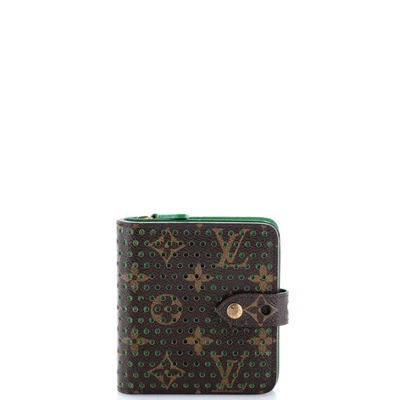 Cartera Louis Vuitton Compacta con Cremallera Lona Monograma Perforada Foto 1 de 4