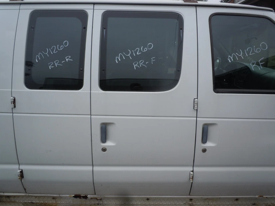 94-14 福特 E-250 乘客侧后铰链门右带车窗原始设备制造商 — 第 1/4 张图片