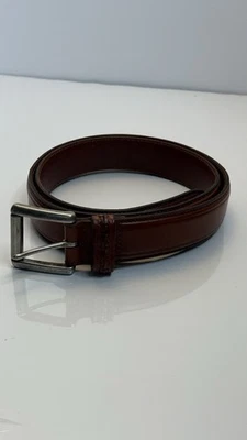 Cinturón Coach Cuero Genuino 40”/100 cm Marrón Hebilla Clásica Foto 1 de 4