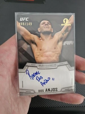 2014 UFC Topps Knockout Rafael Dos Anjos 1st Auto RC /149 - Image 1 of 2