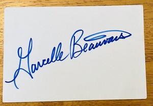 Garcelle Beauvais Signed Autographed 4x6 Card Jamie Foxx Show Coming To America