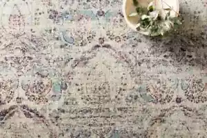 Loloi Anastasia Silver Plum 2'7" x 4' Rug - Picture 1 of 3