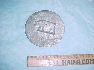 1910-20s SHO'S MOLDO TOY FOUNDRY SAND CASTING PATTERN #9 HOG - Picture 1 of 4