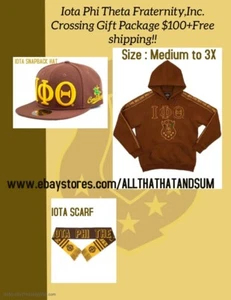 IOTA PHI THETA FRATERNITY Crossing Gift Package Iota Phi Theta Combo Set MED-3XL - Picture 1 of 1