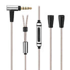 1.2mm/4ft Jack Audio Cable With Mic For Sennheiser IE80 IE8 IE80s IE8i Earphone