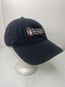 Champion Triple Script Dad Hat Black Men's One Size 15763 - Picture 1 of 6