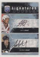 2007-08 Upper Deck Be a Player Signatures Double Eric Staal Jordan #2S-EJ Auto