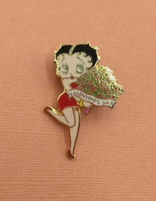 Betty Boop Valentine's Day Limited Edition Pin Brooch Hearst Fleischer Vtg 2003 - Image 1 of 4