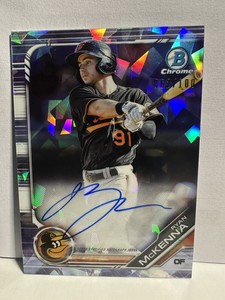2019 Bowman Chrome Ryan McKenna Atomic Refractor 062/100 Auto #CPA-RMC
