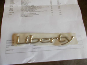 TARGHETTA LATERALE " LIBERTY " PER PIAGGIO LIBERTY RST 50-125-150-200 - Picture 1 of 1